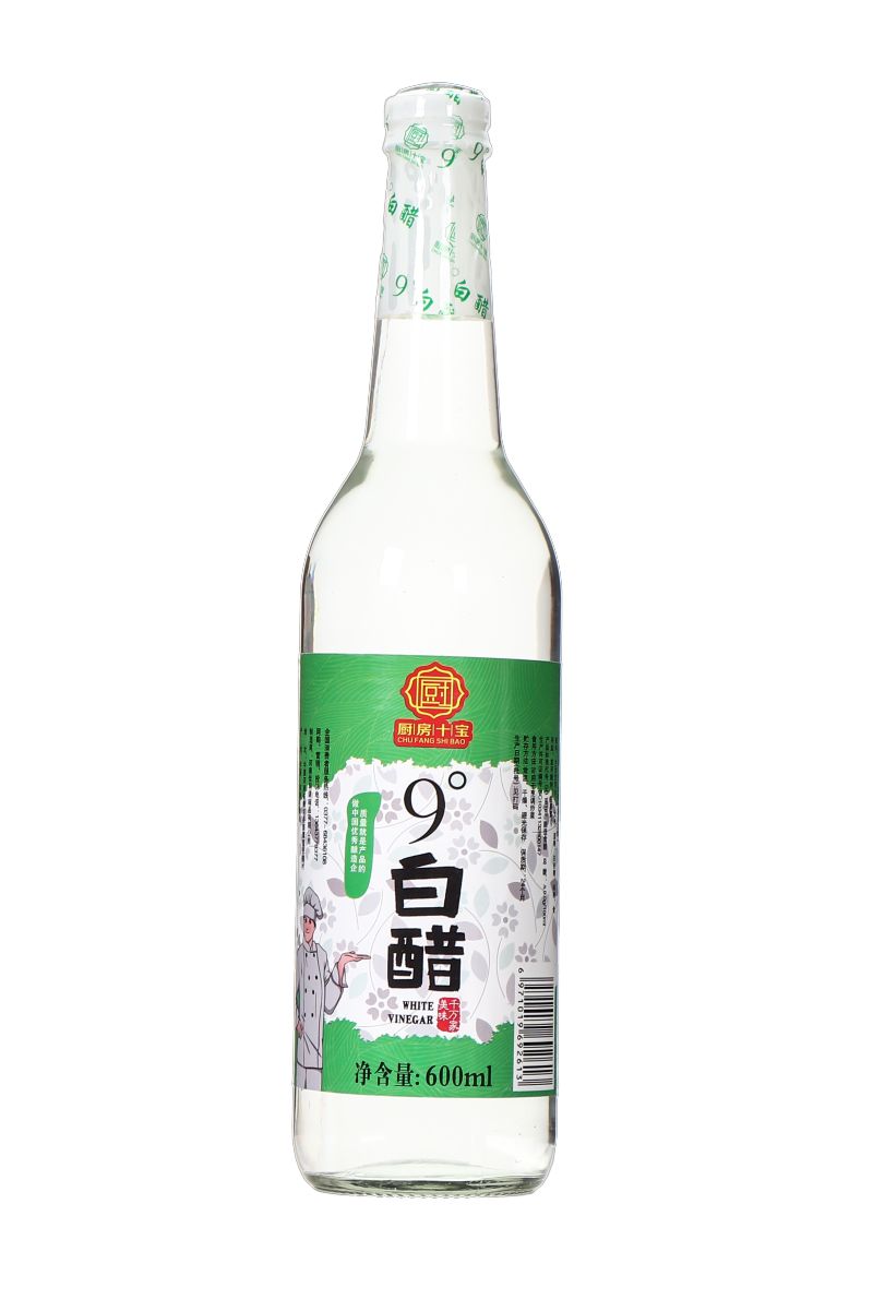 厨房十宝 9度白醋 600ml-新品